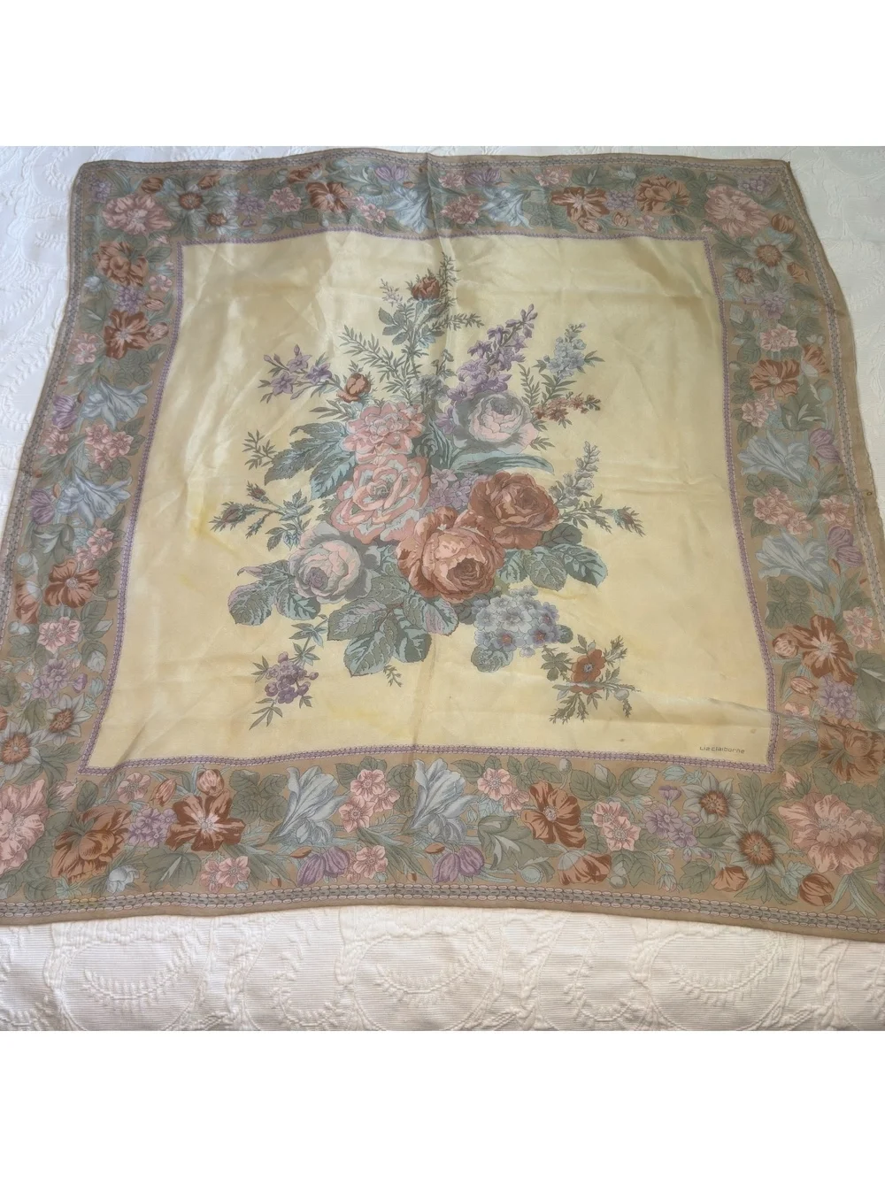 Liz Claiborne dusty perfect #floralscarf